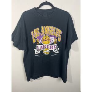 2000’s Los Angeles Lakers Shirt Mens X-Large BlackYellow KOBE NBA Basketball TEE